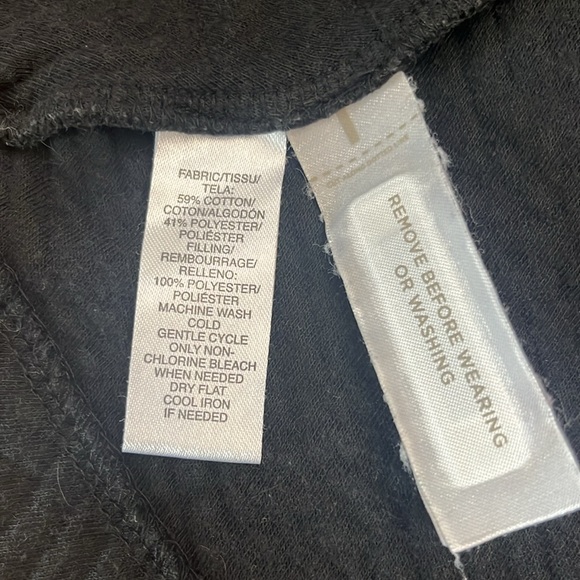 Loft Black Fit & Flare Cotton Knit Dress, Short Sleeves, Zipper Back, Size 8 - Picture 13 of 14